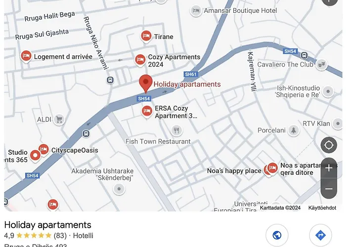 شقة Holiday Apartments